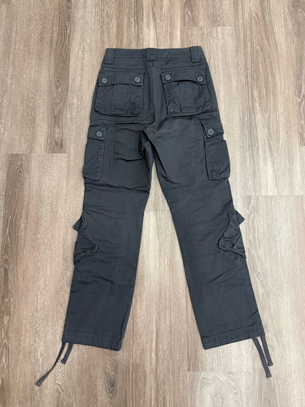 Utility Cargo Pants in Charcoal Black - Picture 6 of 6